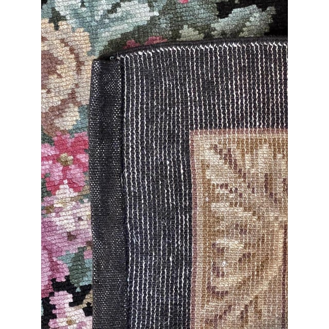 Early 20th Century Savonerie Rug Decorated with Flower Garlands, 1890s For Sale - Image 12 of 17