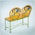 Hand-Painted Children's Garden Seating Set, India, 1980s, Set of 5 For Sale - Image 17 of 18