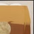 Textile Eternal Sunsets Mini: Aura - Original Warm Ochre Brown Abstract Acrylic and Gold Leaf Painting by Jason DeMeo For Sale - Image 7 of 10