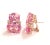 Pink Christina Addison Large Gum Drop Earrings With Peridot and Pink Topaz and Diamonds - a Pair For Sale - Image 8 of 12