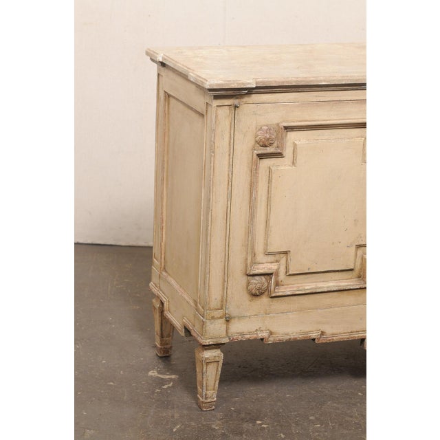 Early 20th Century French Antique Painted Wood Buffet Console For Sale - Image 5 of 13
