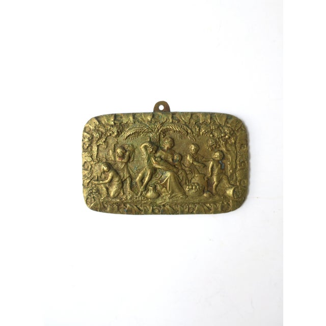 French Neoclassical Style Gold Gilt Bronze Wall Art, Circa Late 19th Century For Sale In New York - Image 6 of 9