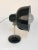Italian Industrial Black Enameled Metal Adjustable Desk Lamp, 1940s For Sale - Image 10 of 18
