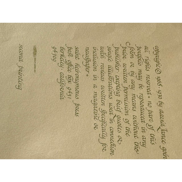 American Mid 20th Century Calligraphed Prints by David L. Goines - Set of 16 For Sale - Image 3 of 14