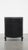Black Grained Leather Armchair For Sale - Image 4 of 16