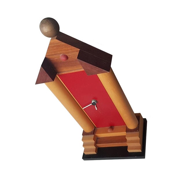 Postmodern Postmodern Table Clock by Pirondini, 1980s For Sale - Image 3 of 9