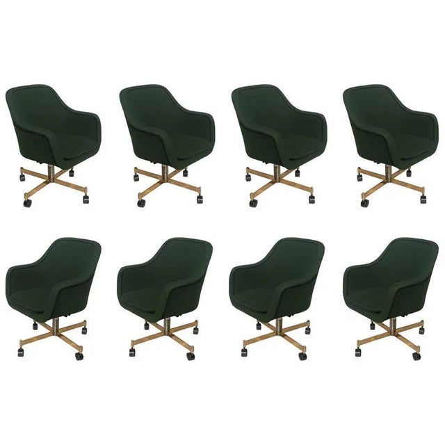 Bumper desk chair by Ward Bennett for Brickel and Associates Ward Bennett for Brickel and Associates Task Chair Bronze...