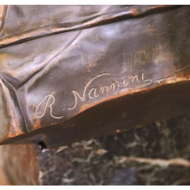 Early 20th Century Bronze Bust of Napoleon Bonaparte by Raphael Nannini For Sale - Image 4 of 10