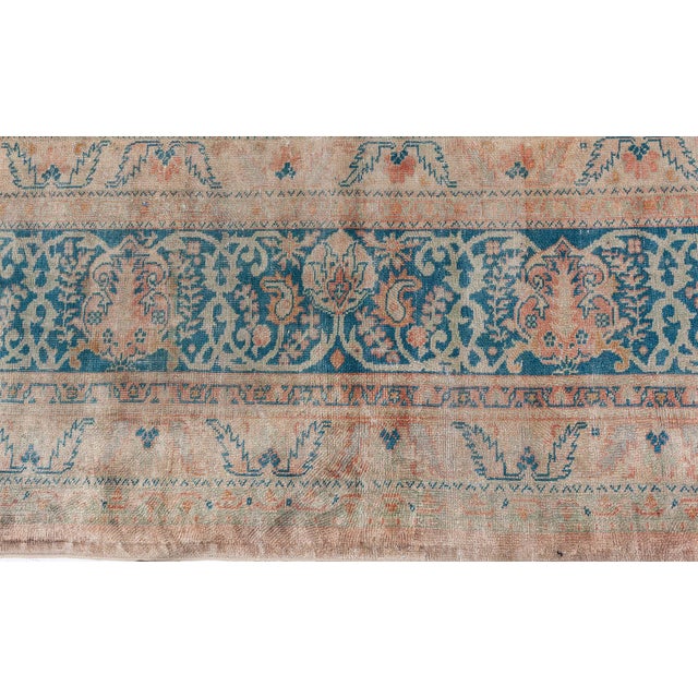 This exquisite antique Turkish Borlou rug, dating from the 1920s, sourced from Doris Leslie Blau, is a stunning example of...