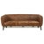 Industrial Vincent Industrial Modern Sofa - Light Brown Leather For Sale - Image 3 of 8
