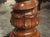 Rare Pair of Antique Wine Press Screw Sellettes in Carved Walnut, Circa 1850 For Sale - Image 4 of 13