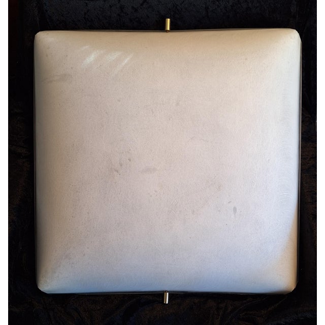 Large Mid-Century Modern Ceiling Lamp in Metal, 1960s, in Very Good conditions. Designed 1960 to 1969 Up to 250V...