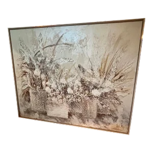 Large Framed Stephen Kaye Acrylic Painting