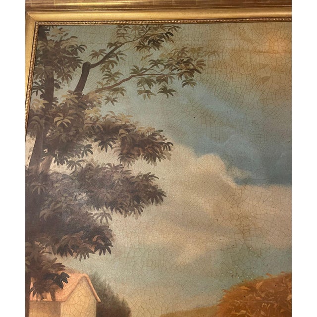 Monumental 20th Century French School Pastoral Painting For Sale - Image 11 of 13