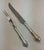 James Dixon & Sons The Finest, Silver Plated Pair Carving Set, Carving Fork & Carving Knife, Chesterfield. For Sale - Image 4 of 12