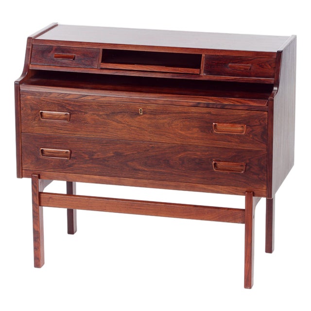 Vintage Vanity Unit with Mirror by Arne Wahl Iversen for Vinde Møbelfabrik, 1960s For Sale