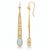 Art Nouveau Opal Drop Earrings Silver, Gold, A Pair For Sale - Image 6 of 8