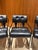 Set of 6 I4 Mariani Tucroma Chairs in Black Leather by Guido Faleschini For Sale - Image 9 of 15
