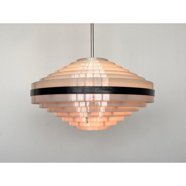 - Czechoslovakia - around 1970s - good original condition - height can be shortened - one bulb any wattage when led used -...