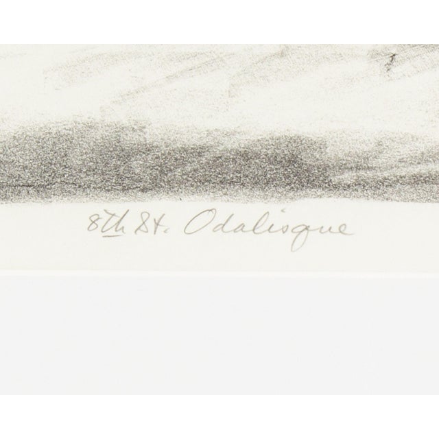 Black “8th St. Odalisque” Lithograph by Marion Greenwood For Sale - Image 8 of 9
