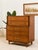 Mid 20th Century Kent Coffey Wavy Drawer Pull Dresser For Sale In Los Angeles - Image 6 of 12
