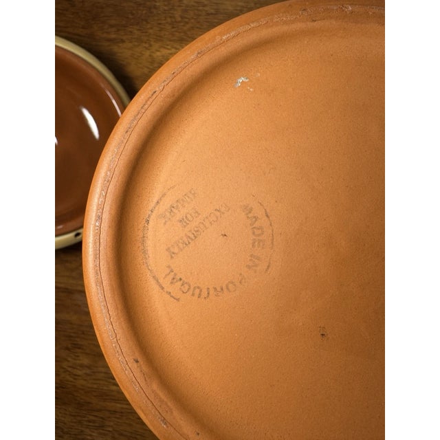 Vintage Portuguese Terracotta Pottery Jar W/ Lid | Rustic Portugal Clay Canister For Sale - Image 12 of 14