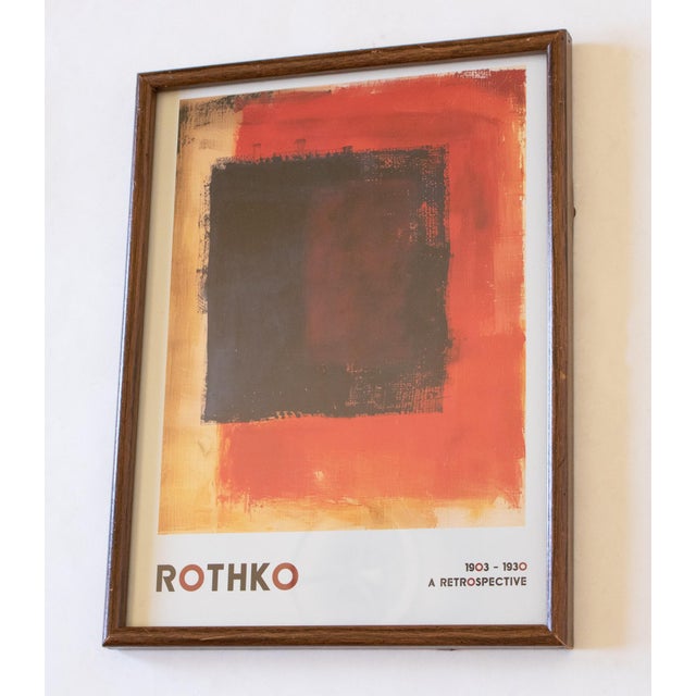 Rothko 1903-1930. A Retrospective, Two Framed Posters For Sale - Image 9 of 14