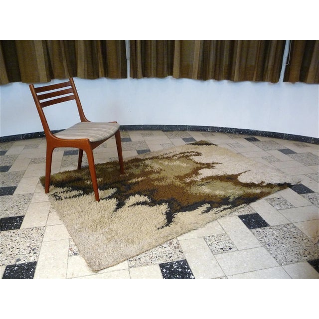 Mid-Century Modern Abstract Danish Rug by Ege Rya, 1960s For Sale - Image 3 of 10
