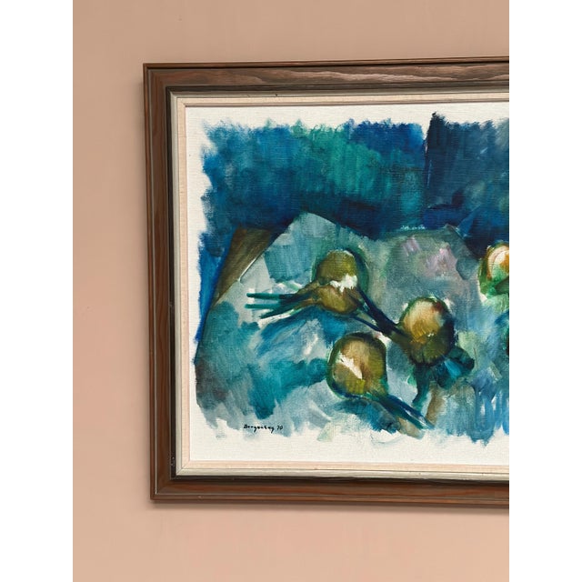 Bergengren, Abstract Composition, 1970, Oil on Canvas, Framed For Sale - Image 15 of 18