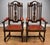 Pair of oak barley twist arm chairs in good condition. The chairs have carved leaves to the top and centre of the backs,...