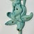 Metal 1970s Vintage Cast Iron Coastal Nautical Verdigris Mermaid Wall Hook. For Sale - Image 7 of 10