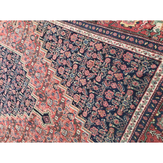 Antique Senneh Rug, 1890s For Sale - Image 4 of 18