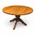 Wood Oak Dining Table with Central Pedestal For Sale - Image 7 of 14