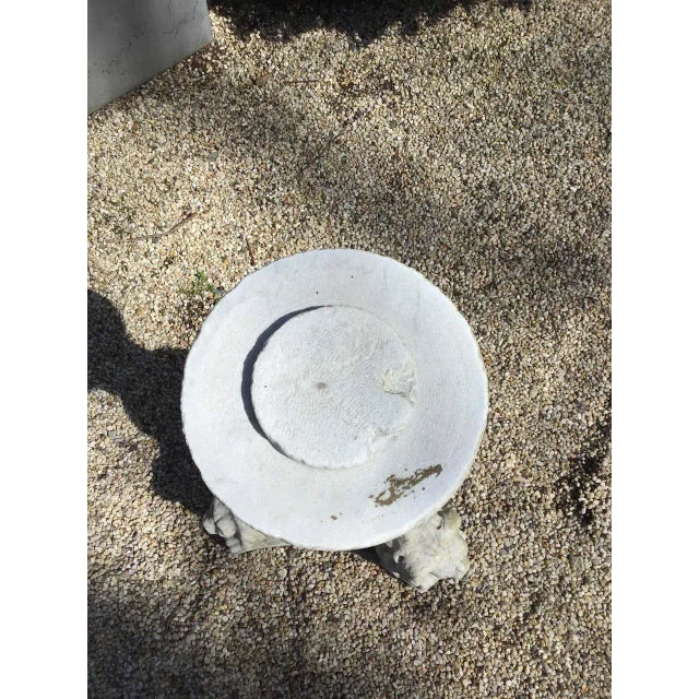 Gray 1960s Carved Marble Lion/Griffin Table For Sale - Image 8 of 13