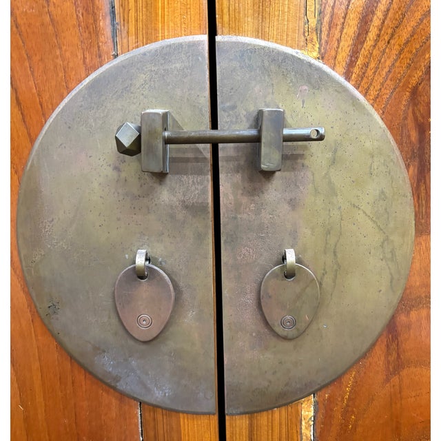 Vintage Qing Style Chinese Elm Sideboard Buffet Credenza For Sale - Image 15 of 18