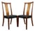 Pair of Vintage Mid Century Modern Dining Chairs For Sale