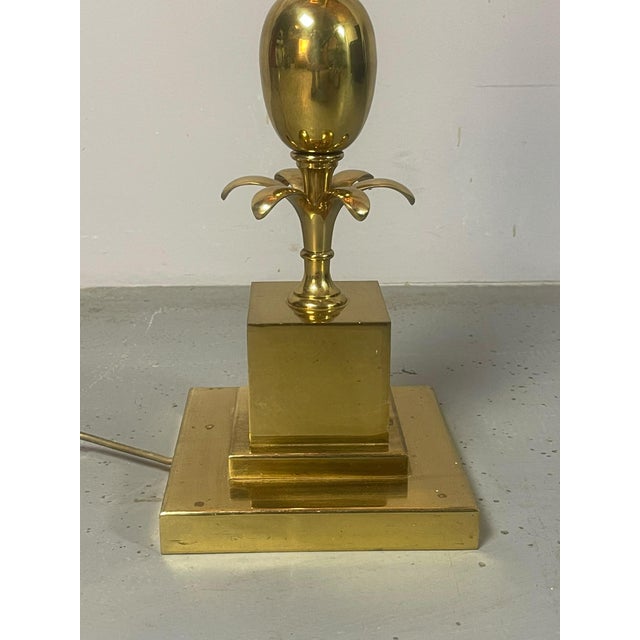Hollywood Regency French Brass Floor Lamp in the style of Maison Charles. France, 1970s For Sale - Image 18 of 18