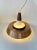 1960s Mid-Century Pendant in Opaline Glass Teak and Copper from Voss, 1960s For Sale - Image 5 of 9