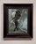 Ashore by Nadezda | Oil on panel Painting of a woman sitting on a chair in a room. For Sale - Image 4 of 5