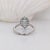 1.8ct Aquamarine Ring with Earth Mined Diamonds in Solid 14k Gold Oval 9x7mm For Sale - Image 4 of 8