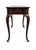 Hekman Furniture Burled Walnut Traditional Style 57" Accent Sofa Table W. Rounded Corners For Sale - Image 12 of 12