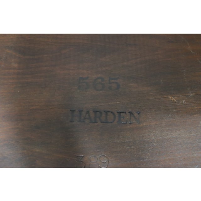 Harden Cherry Claw-and-Ball Extension Dining Table With Leaves For Sale - Image 13 of 16