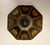 RARE Antique Indian Mughal Hand Painted Octagon Marriage Trinket Jewelry Box Aprox. dimensions: 6"H x 6.5"W Good antique...