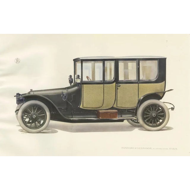 Panhard Et Levassor Double Coupe Conduite Car, 1914, Paper For Sale - Image 3 of 6