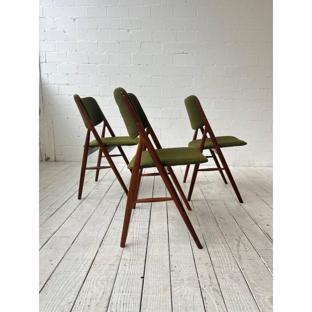 Mid-Century Teak Chairs, Denmark, Set of 3 For Sale - Image 9 of 9