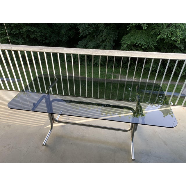 Modernist Console Table in the Style of Jacques Adnet, 1930s For Sale - Image 12 of 18