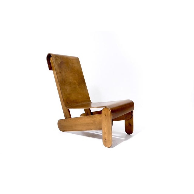 Vintage Dutch Plywood Lounge Chair, 1950s For Sale - Image 14 of 18