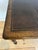 Wood Antique English Library Desk With Leather Top For Sale - Image 7 of 16
