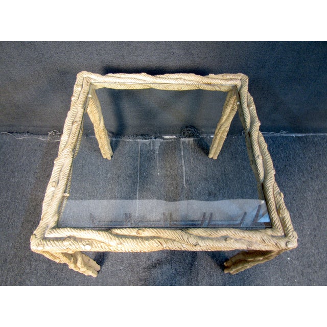Mid-Century Modern Glass Table For Sale In New York - Image 6 of 9