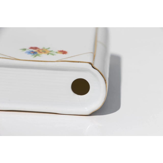1930s Porcelain Book Toothpick Holder by Vista Alegre, Portugal For Sale - Image 12 of 13